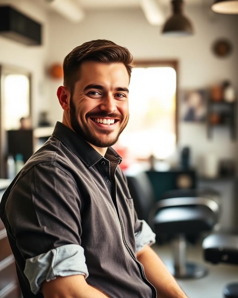 Marcus, Owner & barber
